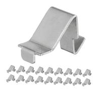 Healifty 50pcs Metal Shelf Pegs Support Clips for Shelving Cabinet Shelf Brackets with Sturdy Construction Tool Installation Height for Closets and Bookshelves