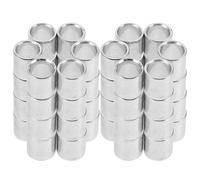 Healifty 50pcs Metal Wheel Bearings Set for Roller Skates and Skateboards, Multi-function Plain Bearings Sleeve Accessories for Inline Skating and Roller Skating Supplies