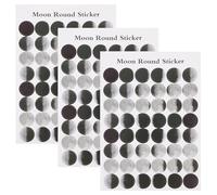 Healifty 50pcs Moon Phase Decal Stickers for Scrapbooking Journal Planner Sealing, Self-Adhesive Moon Scrapbook Stickers for Crafting and Photo Decoration