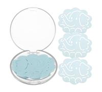 Healifty 50pcs Portable Travel Hand Soap Sheets Milk Elephant Cartoon Design, Disposable Soap Strips for Adults, Lightweight Travel Essentials for Hiking and Outdoor Use