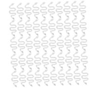 Healifty 50pcs Retro 3d Metal Snake Nail Charms Silver Alloy Snake Shape Nail Art Accessories for Acrylic Manicure Decoration