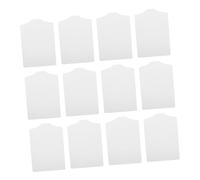 Healifty 50pcs Shirt Cardboard Inserts Folding Forms for Garment Packaging White Paperboard Liner Board for Wrinkle Prevention and Professional Shirt Presentation