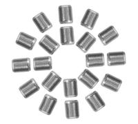Healifty 50PCS Stainless Steel Dowel Cylindrical Solid Shelf Support Pegs for Furniture Installation Wood Bunk Bed Cabinet Metal Devices Vibration Locating