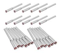Healifty 50pcs Steel Mandrel Holder for Rotary Tools with 3.175mm Shank Diameter, Longterm Use and Vibration Minimizing Support Rod for Saw and Metal, for Woodworking and Metal Processing
