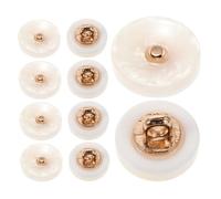 Healifty 50pcs Women S Round Shank Resin Buttons for Clothes Decorative Sewing Buttons for Shirts Blouses Dresses Jackets Lightweight Metal-Resin Blend Fasteners for DIY Fashion Upgrades