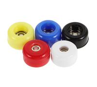 Healifty 5pcs Fingerboard Wheels with Bearings Sturdy Multifunctional Fingerboard Replacement Rollers for Mini Skateboards for Finger Skate