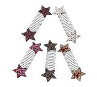 Healifty 5pcs Invisible Hair Comb Clips for Bangs Holder Hair Styling Pins Star Accessories for Women Comfortable Non-marking Hairpins for Work and Special Events