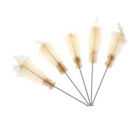 Healifty 5pcs Nylon Conical Flask Cleaning Brush Laboratory Brushes for Erlenmeyer Flasks Test Tubes Boiling Premium Quality Bristles for Easy Cleaning and Maintenance