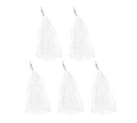 Healifty 5Pcs Portable Cast Fishing Nets Set 7-Mesh Nylon Fine Mesh Fish Trap Nets for Saltwater and Freshwater Fishing Suitable for Ponds and Recreational Use