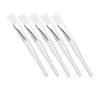 Healifty 5pcs Reusable Facial Mask Brush Set Soft Nylon Bristles and Handles, for Applying Clay Masks and Skincare Treatments, Beauty Tool for Home Spa and DIY Facial Care