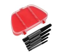 Healifty 5pcs Screw Extractor Set for Removing Broken Stripped Bolts and Screws Durable Bolt Remover Kit with Ergonomic Grip Versatile for Precise Extraction and Easy Handling
