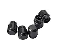 Healifty 5pcs Switch Knob Tip Cap Replacement for telecaster Tele Fender Electric Guitar (Black)