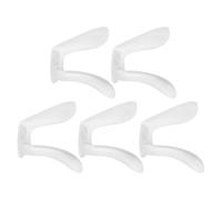 Healifty 5pcs U Shaped Nose Pad for Glasses, Silicone Anti-Slip Eyeglasses Nose Pads Replacement with Screw-in Bottom, Easy Repair Accessory for Adult and Eyewear