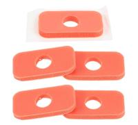 Healifty 5pcs Violin Bow Grip Trainer Violin Bow Grip Kit Latex Sponge Minimizes Hand Fatigue Orange Teaching Accessory for Daily Practice Beginners