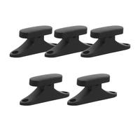 Healifty 5pcs Violin Bow Holder Clips for Viola and Bow Black Plastic Secure Fittings Elegant Appearance Protecting Instrument for Outdoor Performances