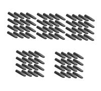 Healifty 5sets Metal Shoelace Tips Durable Shoelace Head for DIY Repair for Sneakers Trainers and Hoodies Enhance Your Laces with Unique Style and Practicality 50pcs*5