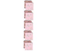 Healifty 5sets Portable Period Bag Pouch for Sanitary Napkins Stylish Storage for Lipstick Makeup and Essentials Durable Material for Women 2pcs*5