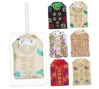 Healifty 6 Pcs Japanese Omamori Charms Multi Style Luck Pendants for Car Home Bag Keys Versatile Amulets Cultural Gifts with Unique Meanings