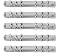 Healifty 6 Ring Binder Inserts 5Pcs A6 Loose Leaf Metal Mechanism for DIY Planner Accessories and Notebook Organizers