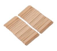 Healifty 600pcs Natural Wooden Ice Cream Craft Sticks for DIY Smooth Mini Popsicle Sticks with Rounded Ends for Crafts Classroom Projects Stirring Counting and Art Activities