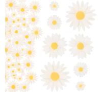 Healifty 60pcs Daisy Jewelry Accessories DIY Phone Case Charms Resin Charms for Jewelry Making Craft Flowers Hairpin Girls Hair Accessories Craft Flowers