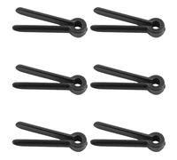 Healifty 6pcs Archery Peep Clip Holder Plastic Bowstring Peephole Fixator for Compound Bow Archery Accessories Bow Sight Alignment Tool Outdoor Use