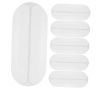 Healifty 6PCS Bra Strap Pad Silicone Non Slip Invisible Mini Silicone Shoulder Cushions for Girl Women Lady(White)