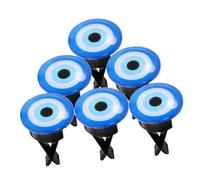 Healifty 6pcs Car Air Vent Perfume Clips Decorative Clip Evil Eye Accessories for Car Interior Freshener Outlet Creative Auto Decorations