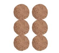 Healifty 6pcs Coconut Fiber Bird Nesting Mats Pigeon Breeding Pads Natural Bird Egg Mats Breathable Bedding for Racing Pigeons