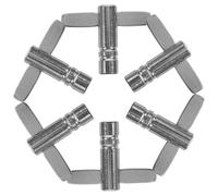 Healifty 6pcs Drum Keys Set for Drum Stainless Steel Material with Smooth Surface Easy to Operate for Percussionists