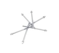 Healifty 6pcs Drum Tension Rods Metal Drum Screws Washers Screws Tension for Accessories