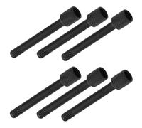 Healifty 6pcs Electric Guitar Tremolo System Bridge Locking Screws in Black Copper with Precision Design and Stable Tuning for Guitar Replacement and Musical Instrument Accessories