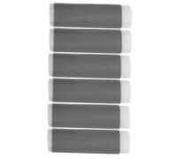 Healifty 6pcs Heat Resistant Pan Handle Sleeves for Cast Skillet Handles Scalding Rubber Covers with Non Slip Grip Flexible Pullout Design Dishwasher Safe