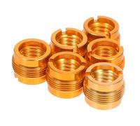 Healifty 6pcs Mic Stand Adapter Screw Nut Converter to Mic Clip Holder Thread for Recording Broadcast Live Shows