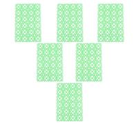 Healifty 6pcs Non-slip Green Pet Cage Cushions for Small Animals, Protective Hamster and Rabbit Foot Mats, Anti-slip Plastic Floor Pads Suitable for Guinea Pigs, Chinchillas, and Rabbits