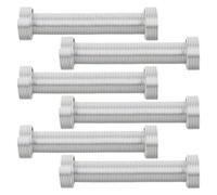 Healifty 6pcs Wiring Connecting Terminals: 80mm Wire Protective Sleeves Iron Cable Protector Springs for Door Lock Mechanism Access Control Wiring