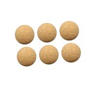 Healifty 6pcs Wooden Baby-foot Table Foosball Balls 36mm Tabletop Soccer Replacement Balls for Football Tables Toy Game Accessories