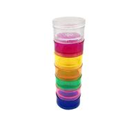 Healifty 7 Day Pill Box Stackable Weekly Organizer Mini Sealed Case Detachable Medicine Container Portable for Travel and Daily Use
