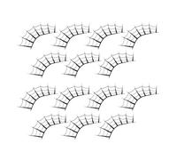 Healifty 7 Pairs Halloween Fake Eyelashes with Bat, Demon, and Castle Designs - Dramatic Party and Cosplay Strip Lashes for Women - Artistic Halloween Performance Makeup Accessory