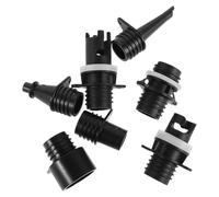 Healifty 7pcs Air Pump Adapter for Kayak and Paddle Board with 7 Sizes, Portable Pvc Inflatable Boat Valve Nozzles Compatible for Boating and Travel