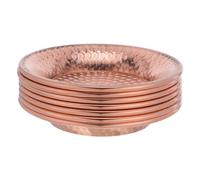 Healifty 7pcs Indian Bowl: Hammered Soup Rice & Noodle Serveware - Asian Curry Tableware for Party Entertaining Hibachi Home Kitchen - Decorative Food Bowl