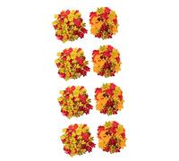 Healifty 8 Packs Artificial Maple Leaves Confetti Mixed Colors for Thanksgiving Table Decoration Wedding Centerpieces Autumn Decor Per Pack for Home Classroom Party Use