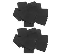 Healifty 80pcs Jewelry Wrapping Sheets Anti Tarnish Paper Black Allergy Free Versatile Usage for Watches Metal Accessories Display and Jewelry Making Protection