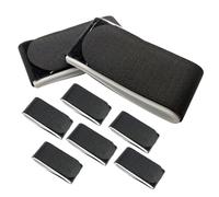 Healifty 8Pcs Adjustable Nylon Ski Carry Straps with Handle for Snowboard and Skis Portable Skiing Board Bands for Winter Sports Accessories and Cross-Country Bindings