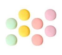 Healifty 8pcs Beauty Egg Puff Supple Makeup Puff for Loose Powder and Foundation for Face Powder Application Random Color