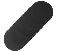 Healifty 8Pcs Black Round Mandala Drawing Boards Art Cardboard for Painting and Dotting Suitable for Mandala Crafting Art Projects Wall Decoration