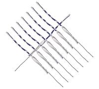 Healifty 8pcs Blue and White Tallit Tzitzit Strings Prayer Shawl Tassels Traditional Jewish Religious Garment Fringes for Synagogue and Home Use