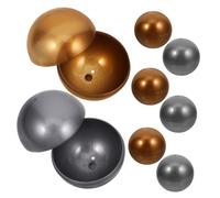 Healifty 8pcs Empty Round Plastic Balls for Toy Vending for Party Toys and Claw Egg Twist