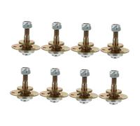 Healifty 8pcs Ironplated Mechanical Bearings for Rocking Chair Furniture Connecting Accessories Replacement Parts Easy Installation Stable Movement Versatile Fit for Various Rocker Designs