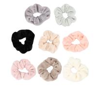 Healifty 8pcs Large Intestine Hair Band Elastic Women Hair Rope Ponytail Holder for Daily Use Style